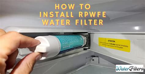 problems installing rpwfe water filter